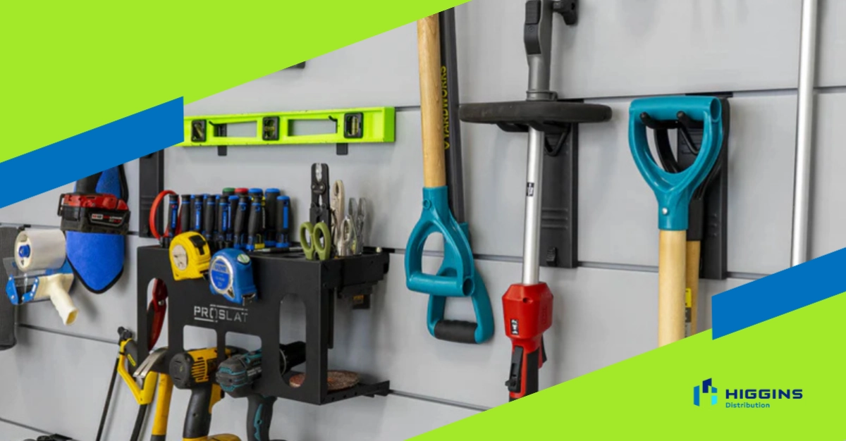 Higgins slatwall accessories graphic